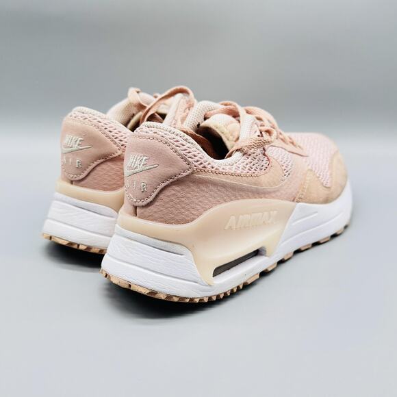 Nike Shoes Womens 7.5 Pink Beige Air Max Mesh Low Top Athletic Running Sneakers - Picture 7 of 10